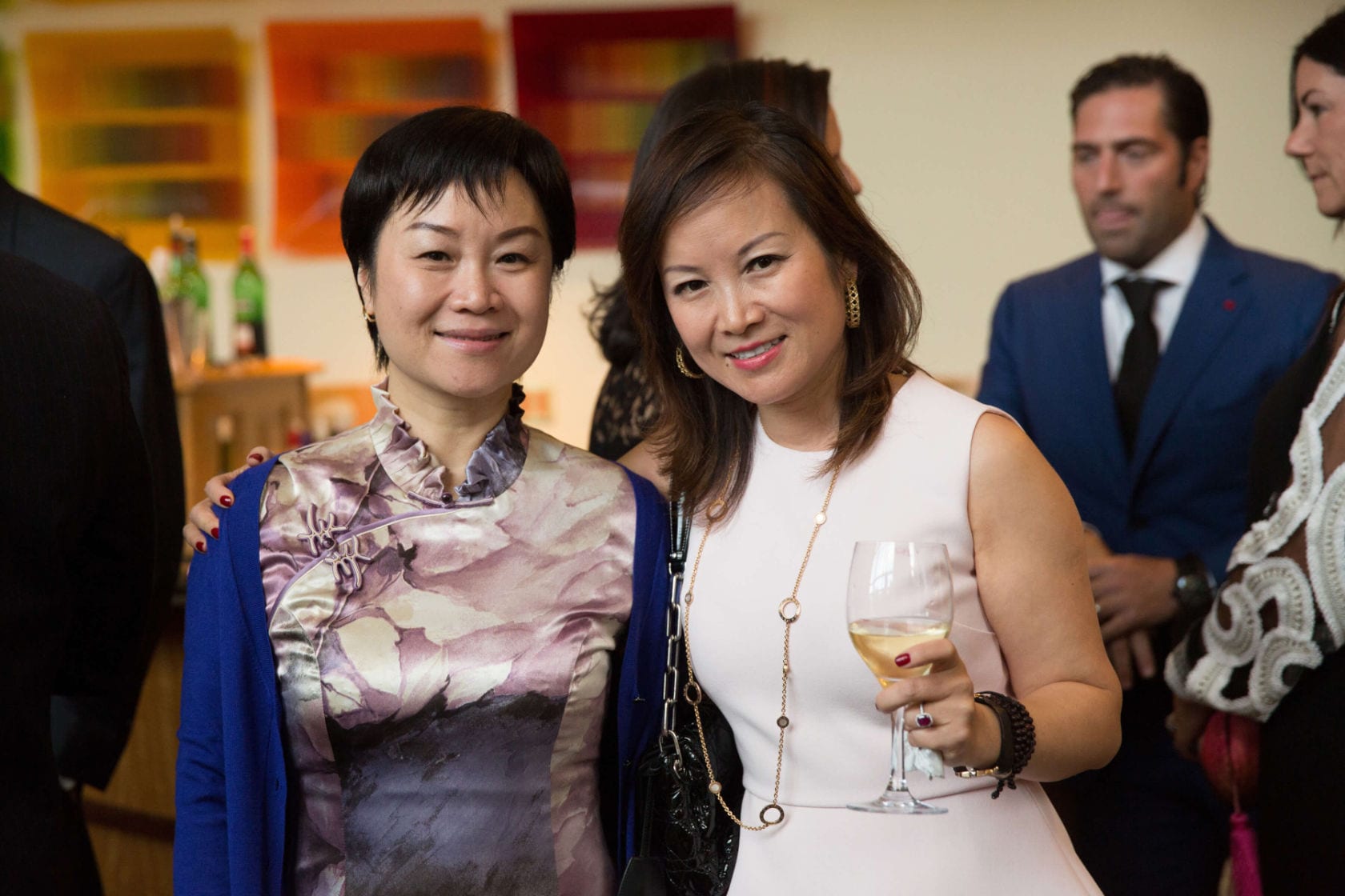 Business partners and sisters Li and Mei at the twentieth anniversary celebration of Chesapeake By (2014).